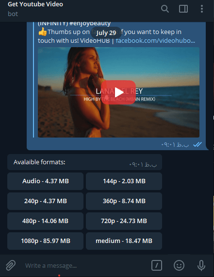 Youtube Downloader Bot For Telegram There Is A Bot For That